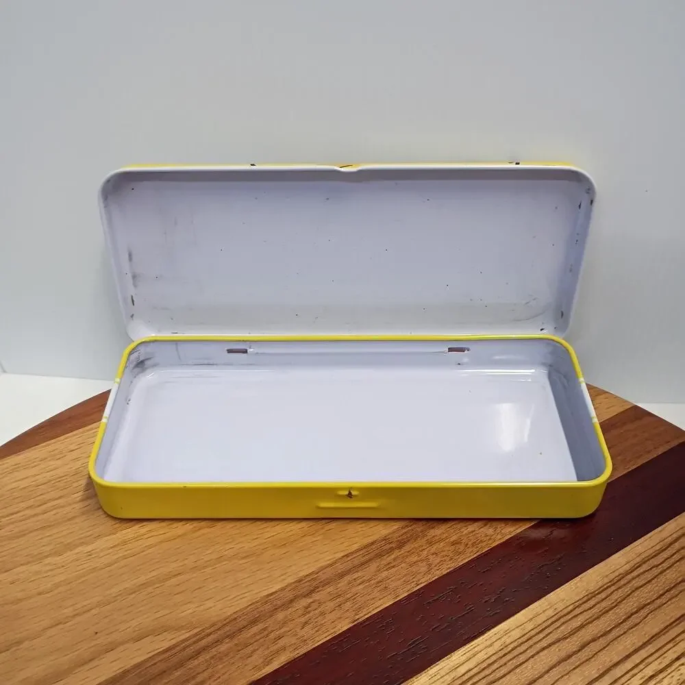 Pokemon Pencil Case Tin Yellow 1998 Pikachu Mudkip Torchic Treecko RARE